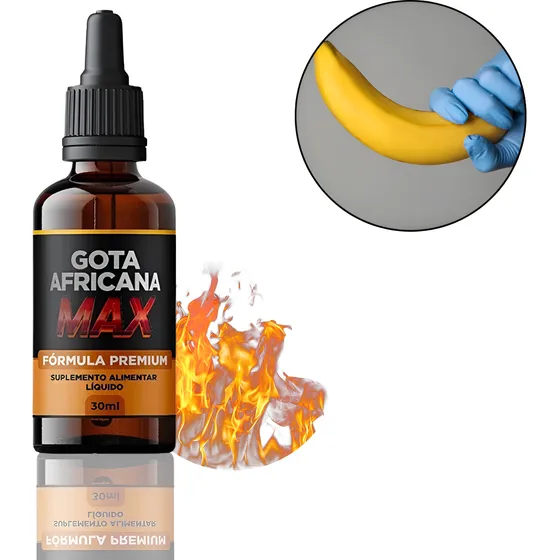 Adeus Insegurança Pau Grande E Grosso Gota Africana Max