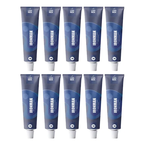 Kit Lafasex 10un Ironman Prolongador De Ereção Estimulante